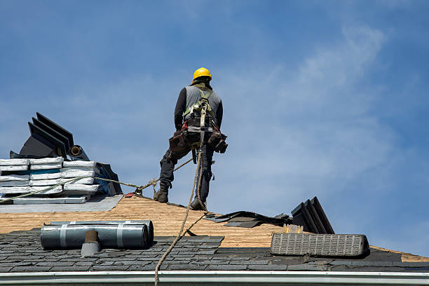 Professional Gutter Installation technician working in Memphis, IN